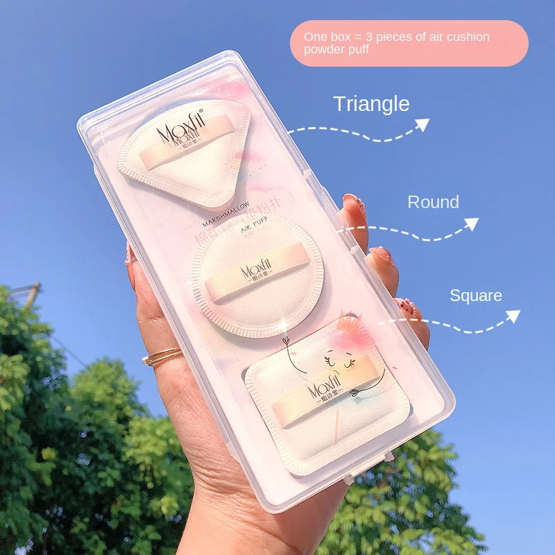 

Air Cushion Puff Air-Cushion Concealer Foundation Powder Makeup Sponge Smooth Puff Beauty Tools Wet Dry Dual Use Cosmetic