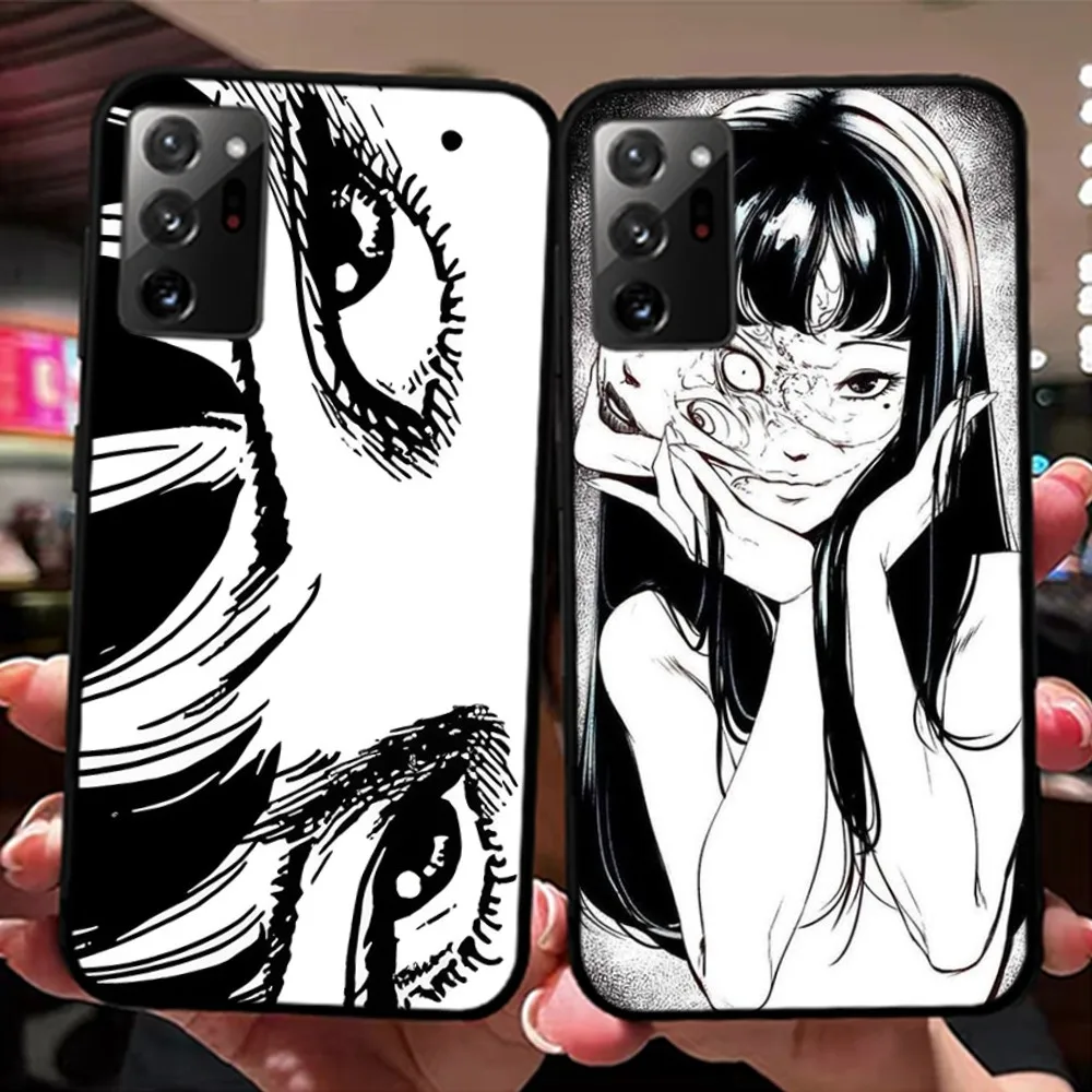 

Junji Ito Tees Horror Cartoon Phone Case For Samsung Note 8 9 10 20 Pro Plus Lite M 10 11 20 30 21 31 51 A 21 22 42 02 03