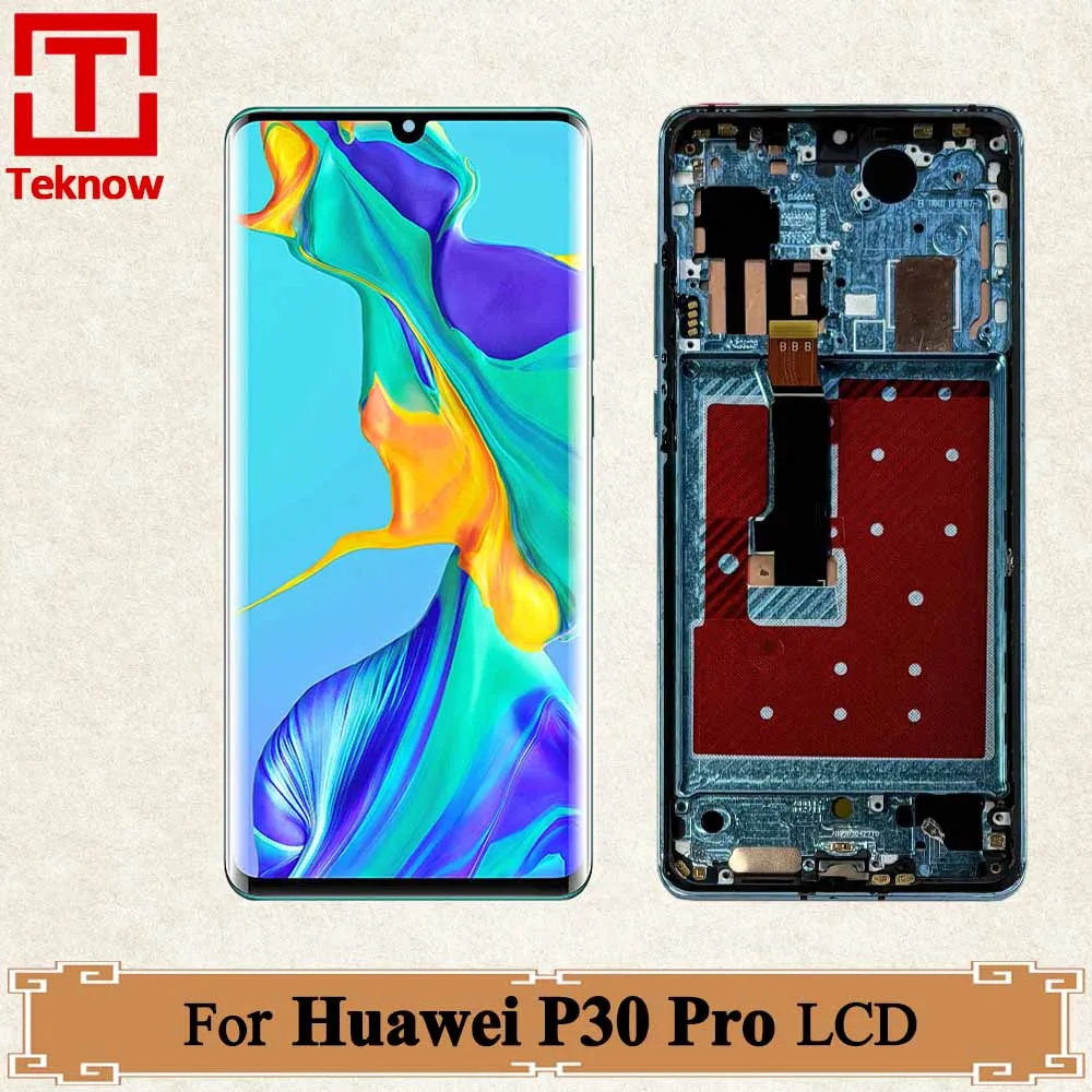 6 47 &quotOLED для Huawei P30 Pro ЖК-дисплей VOG-L29 VOG-L09 VOG-L04 сенсорный экран планшета панель P30Pro
