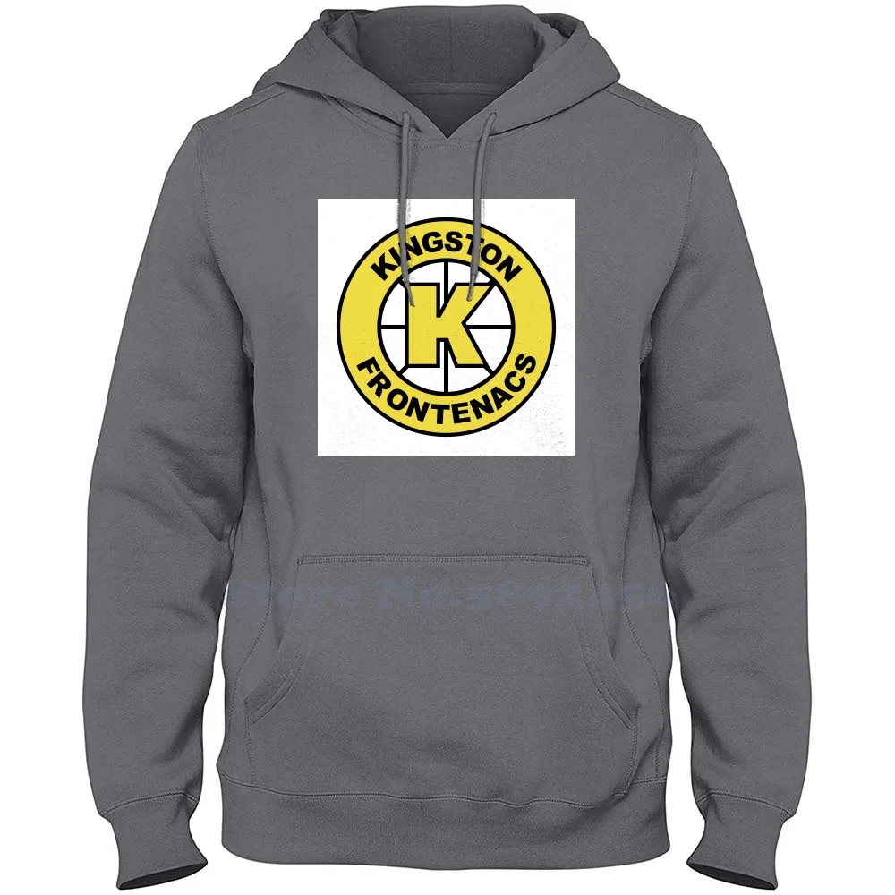Толстовка с капюшоном и логотипом Kingston Frontenacs 100% хлопок