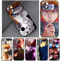 cartoon anime naruto villain penn phone case for iphone 11 12 13 mini 14 pro max 11 pro xs max x xr plus 7 8 se silicone cover