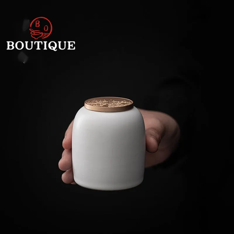 Дорожный портативный бытовой Керамический Мини-контейнер для хранения с крышкой