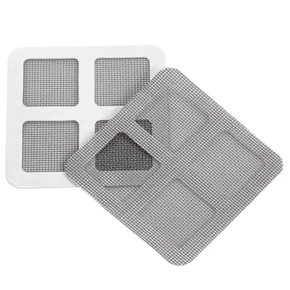 

10Pcs Anti Mosquito 10x10cm Insect Safety Fix Net Stickers Repair Fly Bug Adhesive Patches Curtain Wall Window Screen Mesh Door