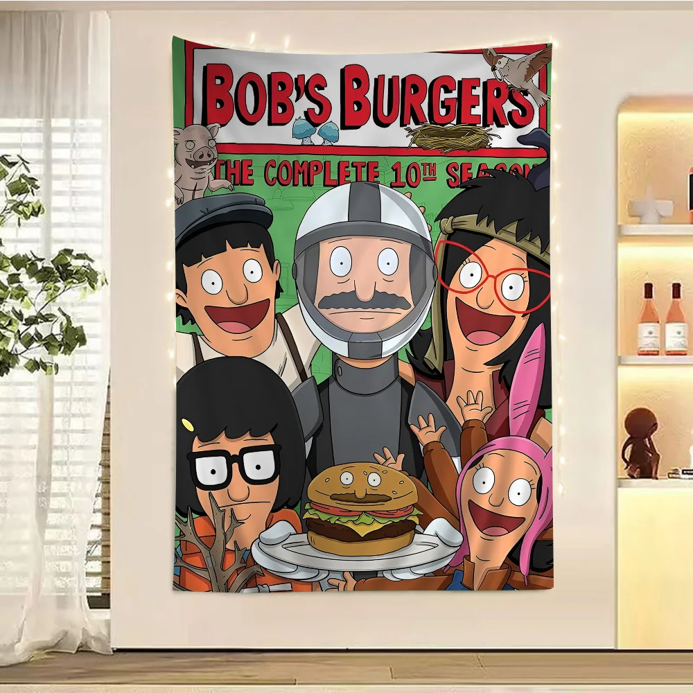 Настенный гобелен с героями мультфильмов B-Burgers подвесной настенный Таро хиппи