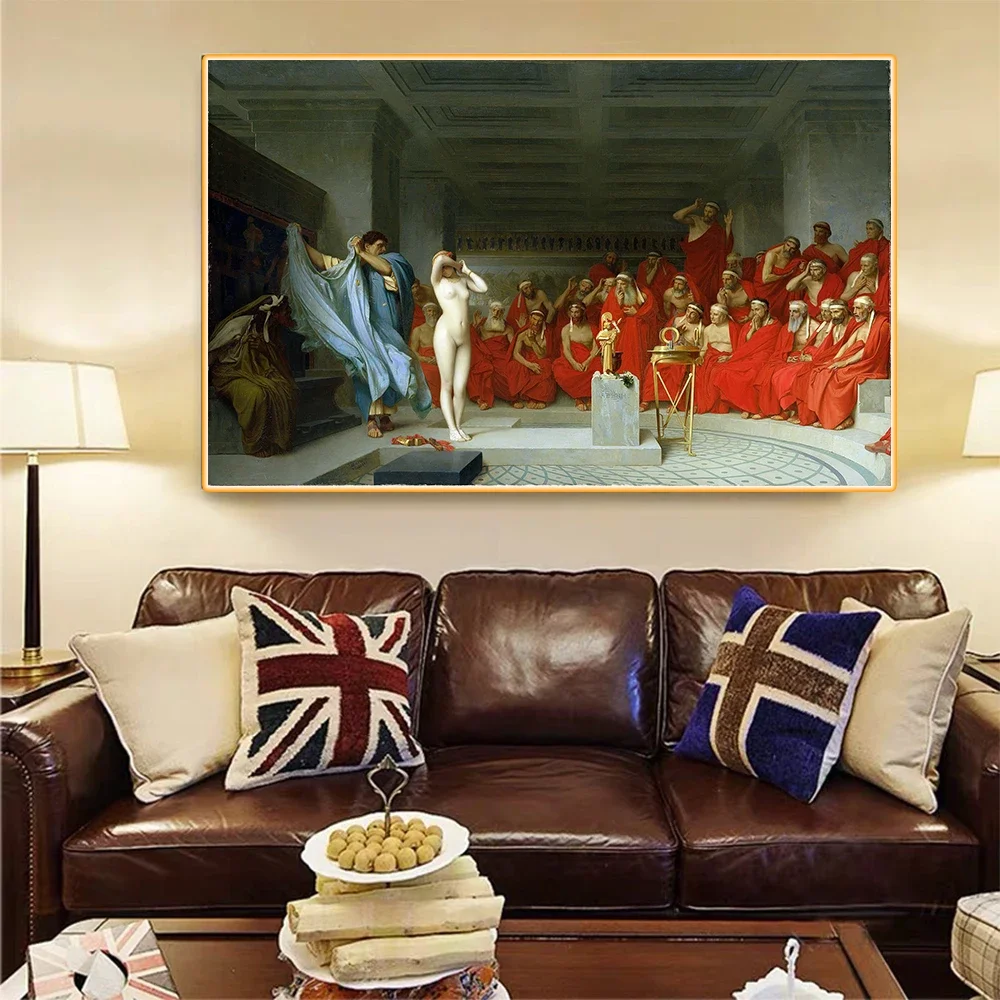 

Печать на холсте "Фрине перед Арупагом" Citon