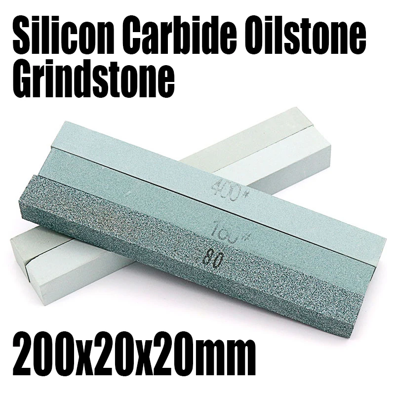 

Sharpener Grindstone Whetstone 200x20x20mm Green Etc Carbide Grinding Polishing Jade/metal/mold For Knife Silicon Oilstone