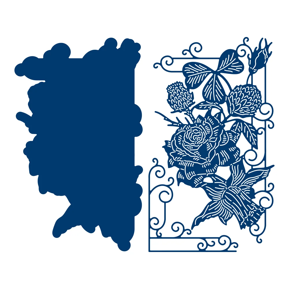 Корона расторопши Роза металлические пресс-формы для сделай сам Скрапбукинг