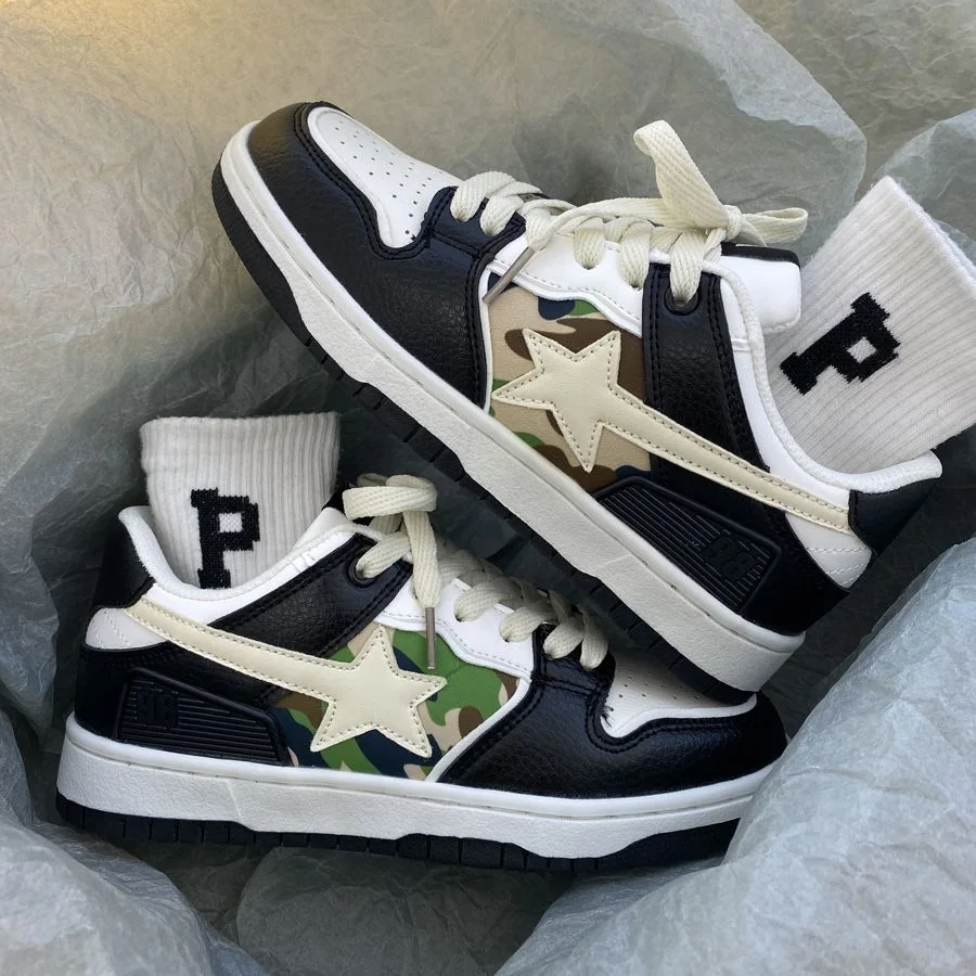 

Роскошные кроссовки, мужская и женская повседневная обувь, мужская повседневная обувь с низким верхом, на шнуровке, модная Вулканизированн...