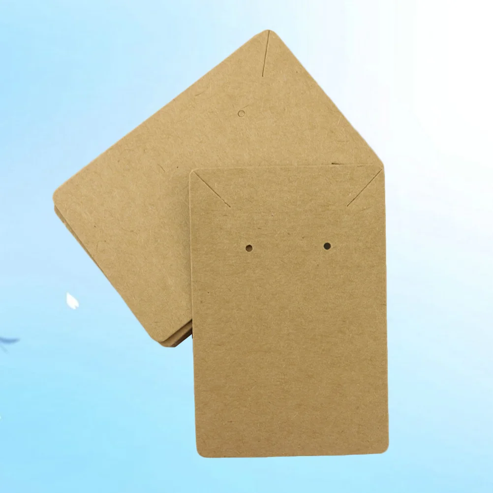 

100 PCS Display Items Necklace Cards Finger Ring Bracelet Jewelry Retro Earrings