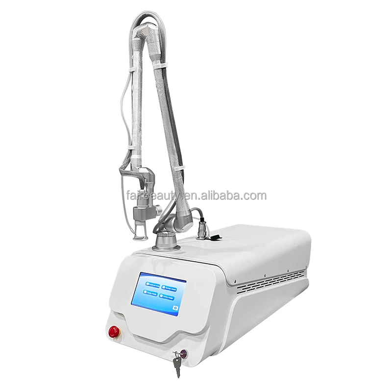 

Fractional CO2 Laser Stretch Mark Removal Skin Tightening Surgical 1064nm CO2 Laser Q-switch Acne Scar Removal Machine