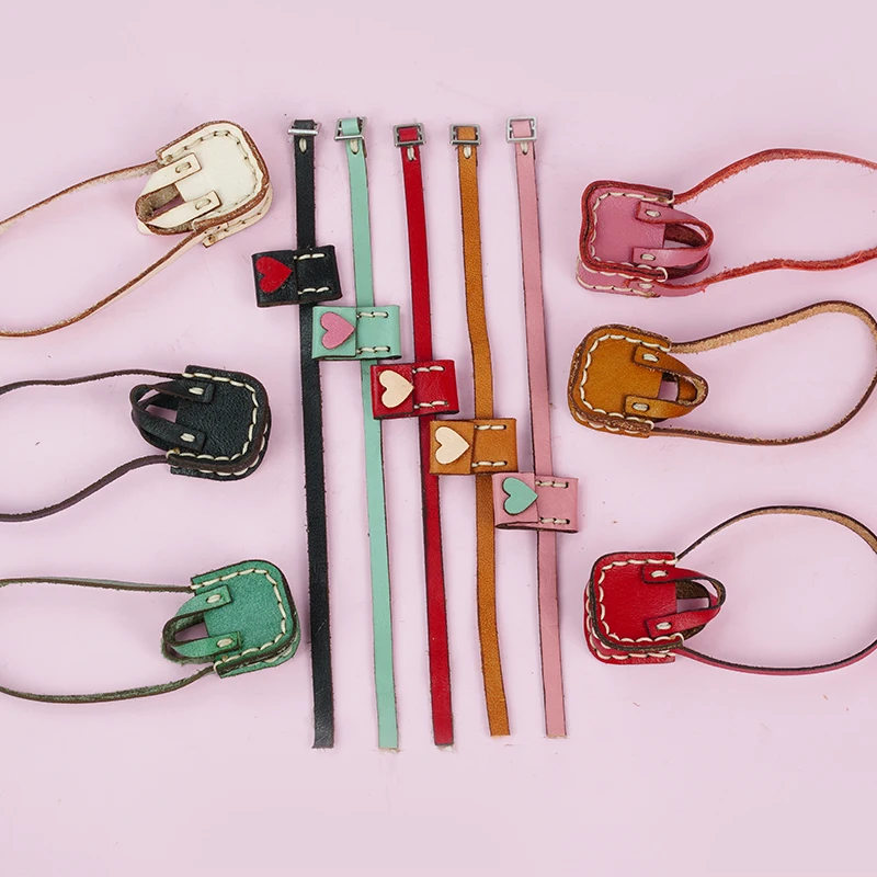 

OB11 Детская сумка из телячьей кожи через плечо сумка Fanny Pack ежедневных аксессуаров GSC простое тело YMY P9 1/12 Baby doll сумка