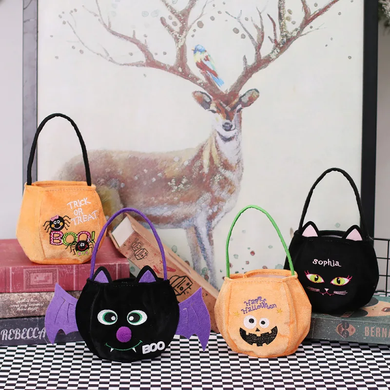 

Children's Gift Candy Bag Creative Three-dimensional Pumpkin Kindergarten Festival Tote Bag Halloween Decorations