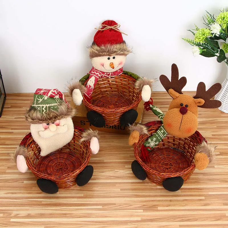 

Рождественская корзина для хранения конфет