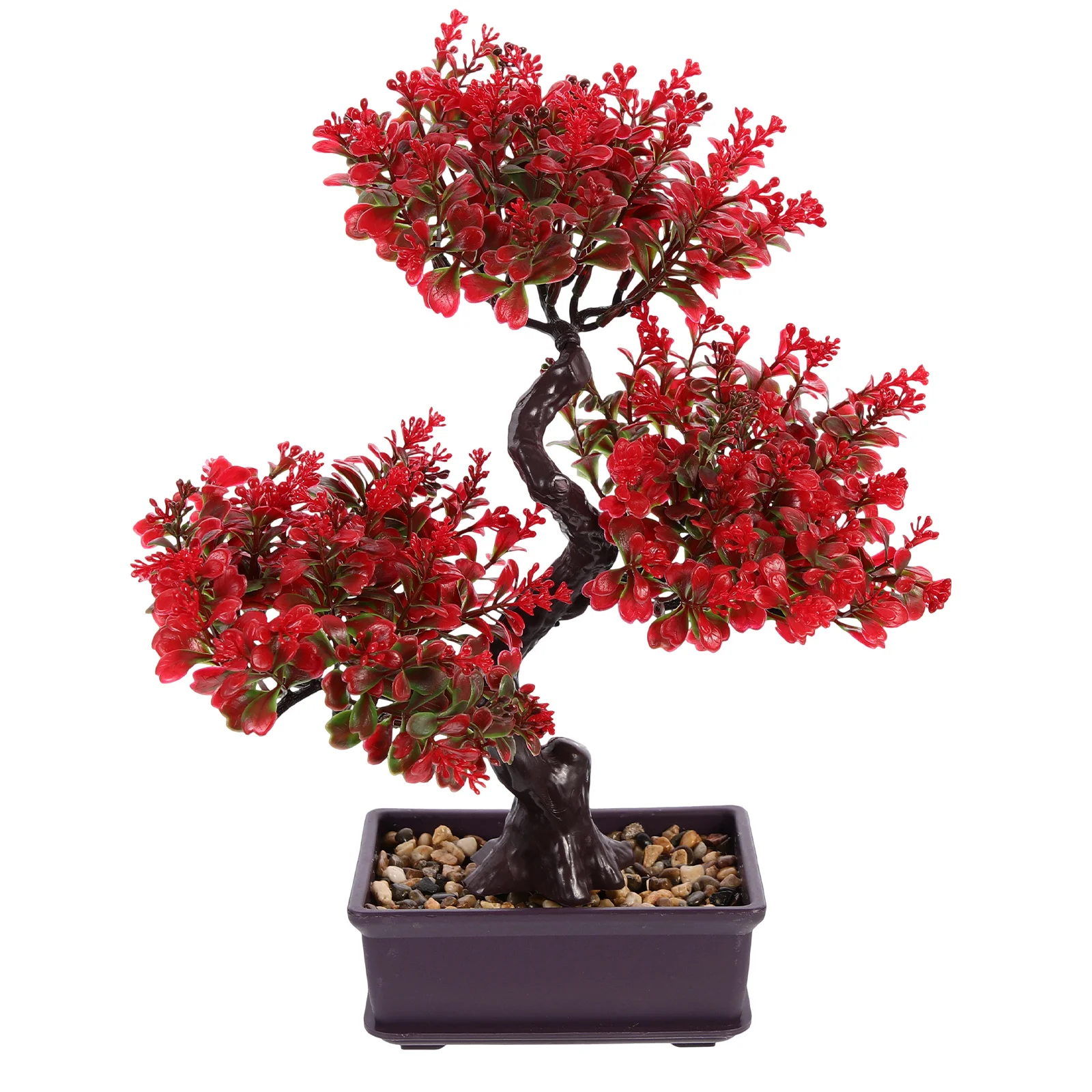 

Artificial Potted Desktop Adornments Greenery Imitation Bonsai Ornaments Outdoor Home Decor