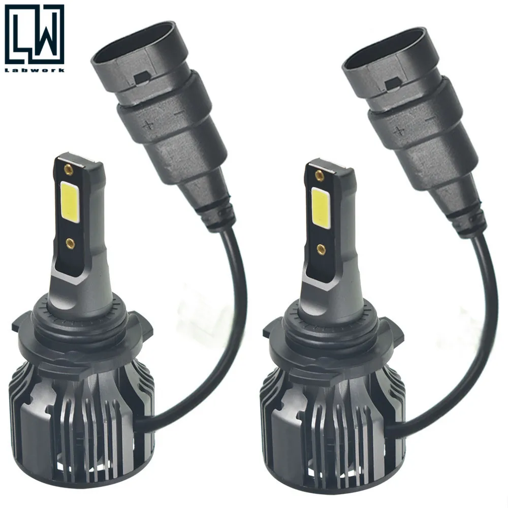 

Pair A500-N39-9006 72W 10000LM 6000K LED Headlight Bulbs Kit Fog Driving Light