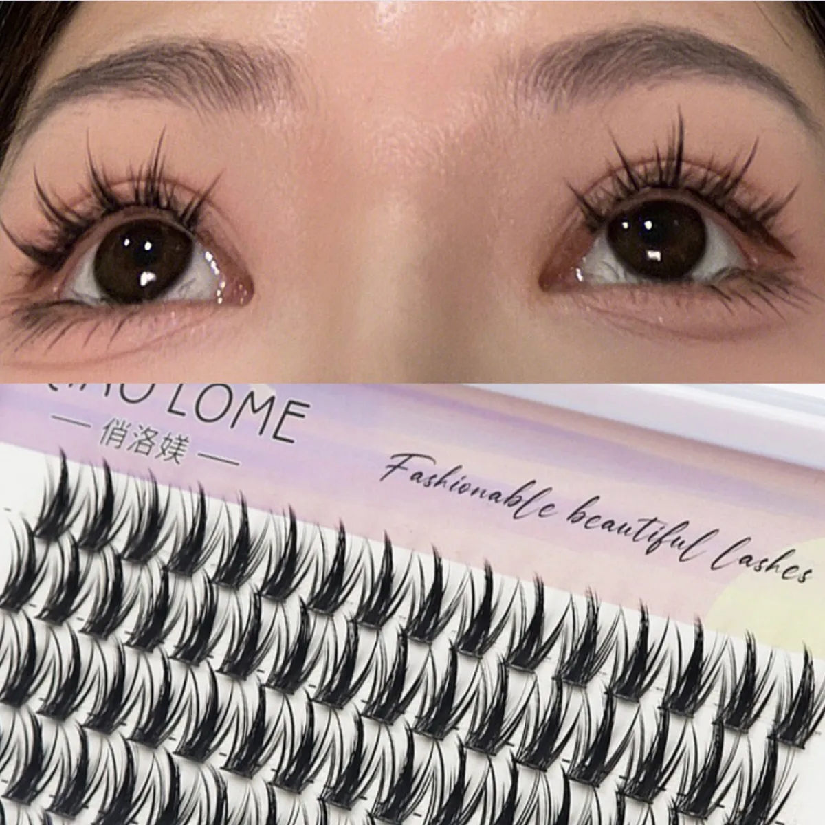 Норковые ресницы 1 шт./коробка, 80 пачков натуральных русских 3D индивидуальных манга, кластеры ресниц для наращивания, инструменты для макияжа, оптовая продажа ресниц