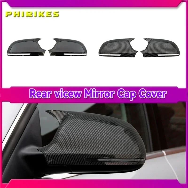Черный Сменный зеркальный чехол из углеродного волокна B8 8K для Audi A4 S4 A5 S5 A6 S6 A8 S8 Q3
