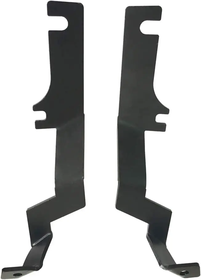 Front Hood Cornor LED Work Lights A Pillar Mounting Brackets fit for F ord F150 R aptor 15--18(1 Pair)