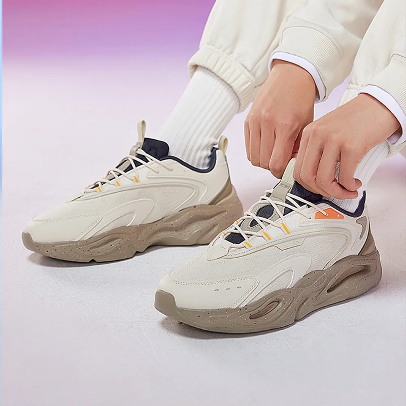 Xtep Mifan 2023 Walking Shoes For Men Wear-Resistant Non-Slip Men's Sports Shoes Lightweight Fasion Male Sneaker 977119320032