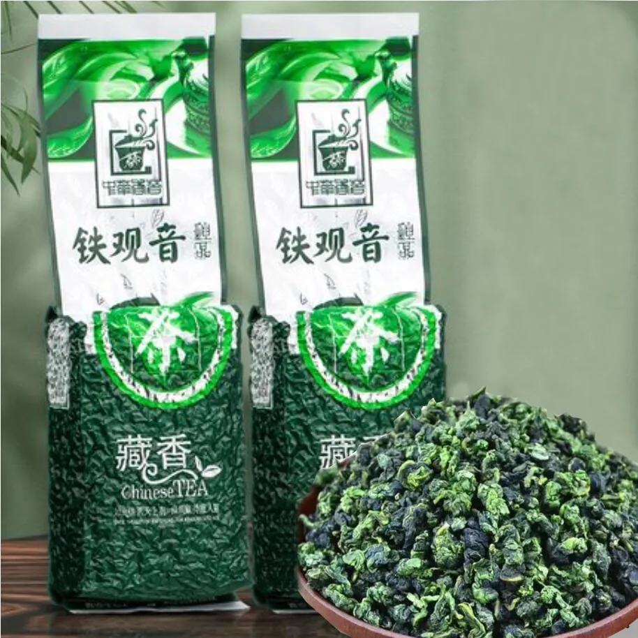 

250g Fujian Anxi Oolong Tea Tie Guan Yin Weight Lose Tea Superior Oolong Tea 5A Organic Green Tea China Green Tea No Teapot