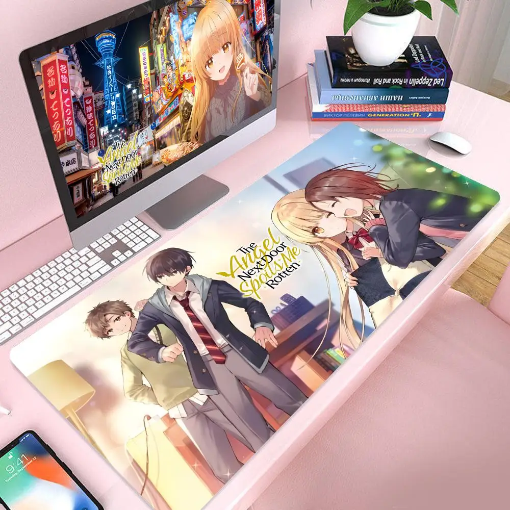 Коврик для компьютерной мыши Angel Mahiru Shina красивая клавиатура с цветным рисунком