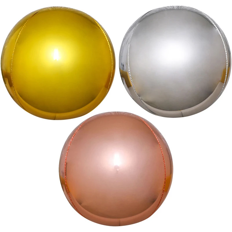 4D Сфера 32 дюйма металлический декоративный шар с зеркальным эффектом для