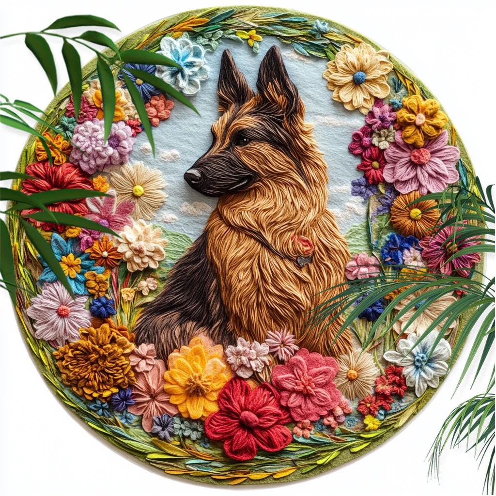 Индивидуальные украшения для домашних животных в виде немецкой овчарки