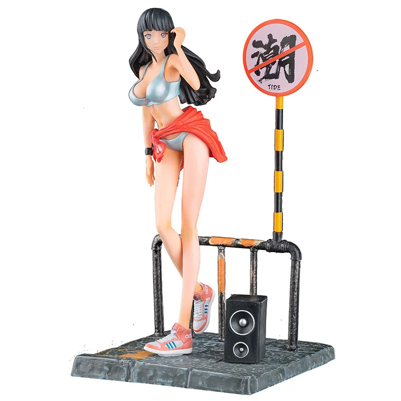 

Naruto Shippuden Hyuga Hinata Figures Fashion Bishojo Sexy Figure Figurine Anime Figma PVC 28cm Collectible Toys For Adults Gift
