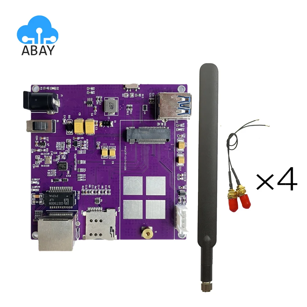 5G Development Board For Quectel RM502Q-AE RM500Q-AE RM500Q-GL 5G sub-6GHz M.2 Interface + Antenna IPEX 4th Transfer Cable