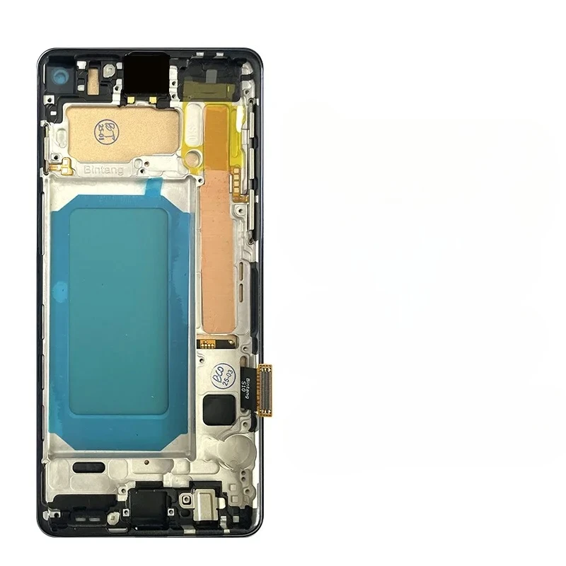 Фото Новый TFT-дисплей S10 с рамкой для Samsung S10, сенсорный экран LCD, дигитайзер SM-G973F/DS G973, замена экрана №4