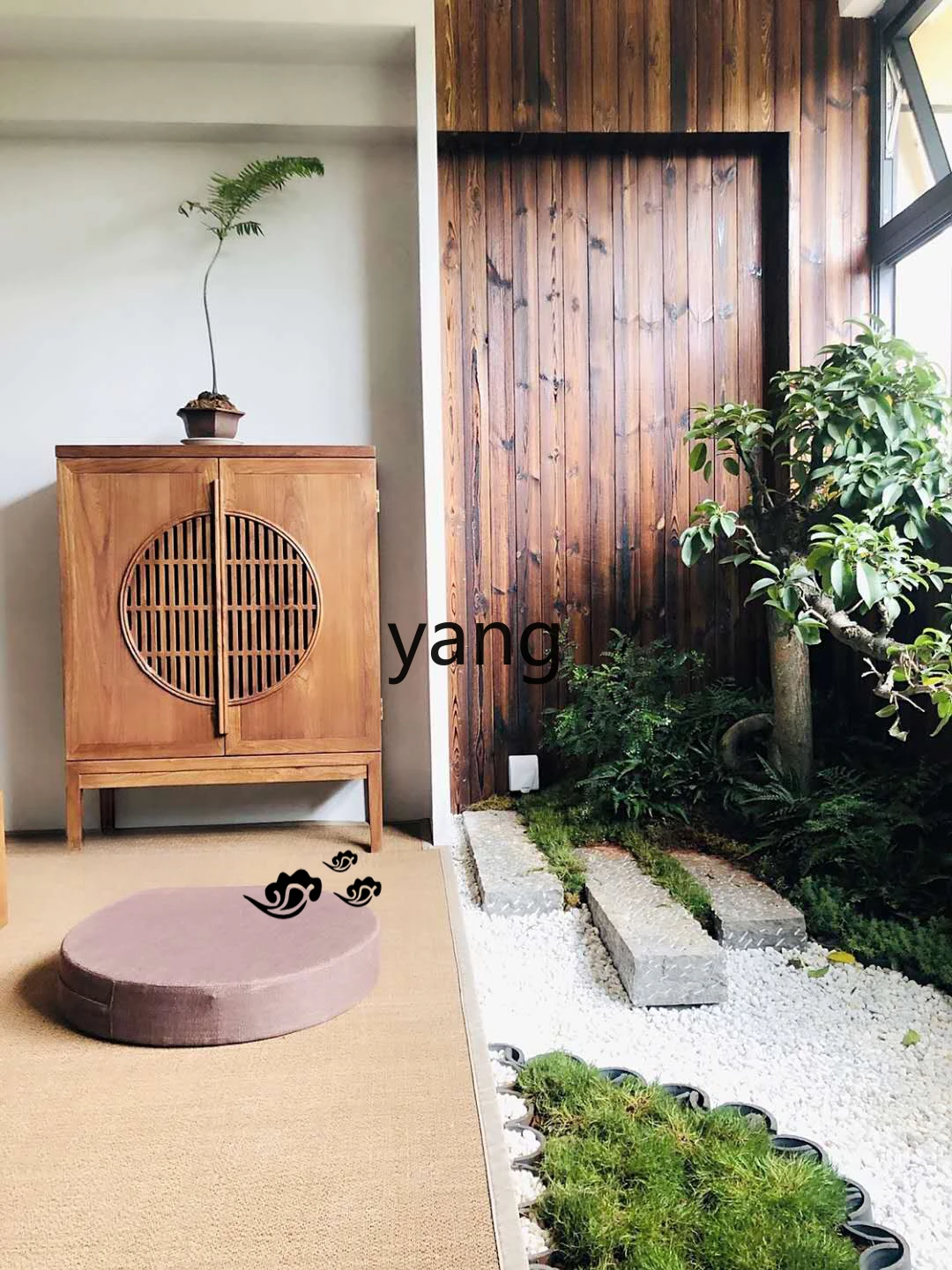 LH новый безкрасочный обеденный боковой шкаф в китайском стиле из цельного дерева