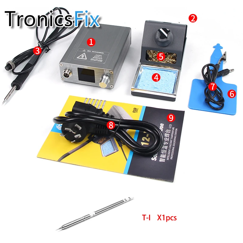 

OSS T12-X Intelligent Constant Temperature Soldering Station with Electric Soldering Iron Tip for Phone Motherboard Repair Tool