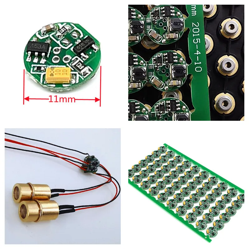 Фото 450nmLaser Монтажные Аксессуары для печатной платы для вождения Osram/Sharp Diode enter3-5V Boost Выход: 5-6 кругов диаметр 11 мм №2