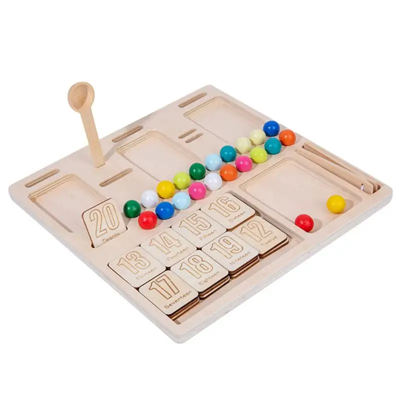 

Игрушки с подсчетом Монтессори, когнитивные игрушки с подсчетом, обучающие игры для детей, координация рук и глаз, математические игры для детей в возрасте от 3 лет