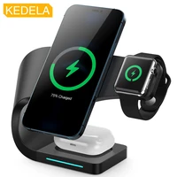 Wireless Charger Stand For iPhone Pro Max Fast Charging Induction Chargers For Apple Watch AirPods Magnetic Holder