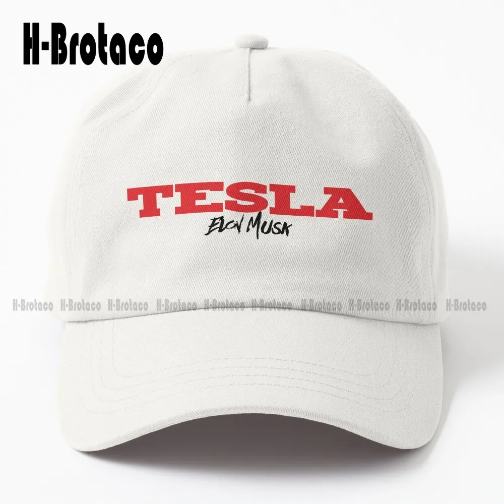 

Tesla Elon Musk Dad Hat Golf Hats Personalized Custom Unisex Adult Teen Youth Summer Baseball Cap Hip Hop Trucker Hats Sun Hats