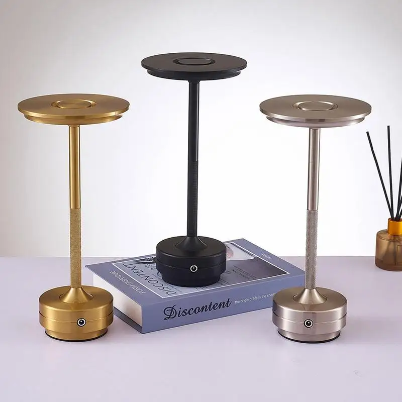

Wireless Rechargeable LED Table Lamp Battery Powered Table Lamps Restaurant Hotel Touch Control Cordless Desk Light