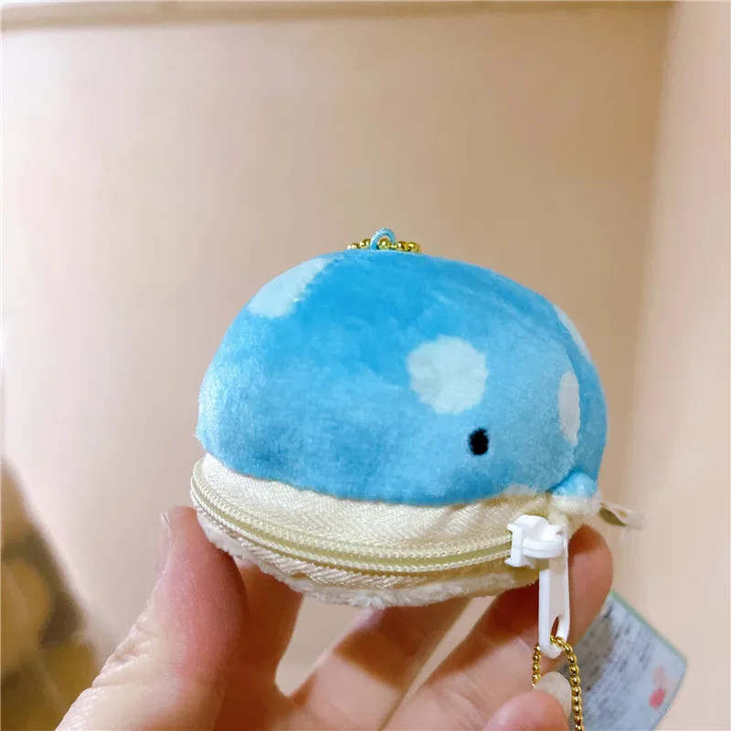 Jinbeisan плюшевый брелок-талисман с Китом акулой темно-синими брелоками милые