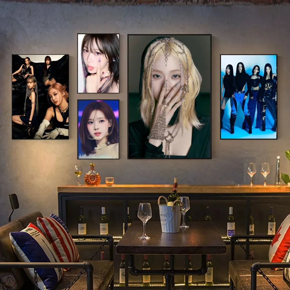 Постер Aespa HD плакаты домашняя комната бар кафе Декор искусство настенная