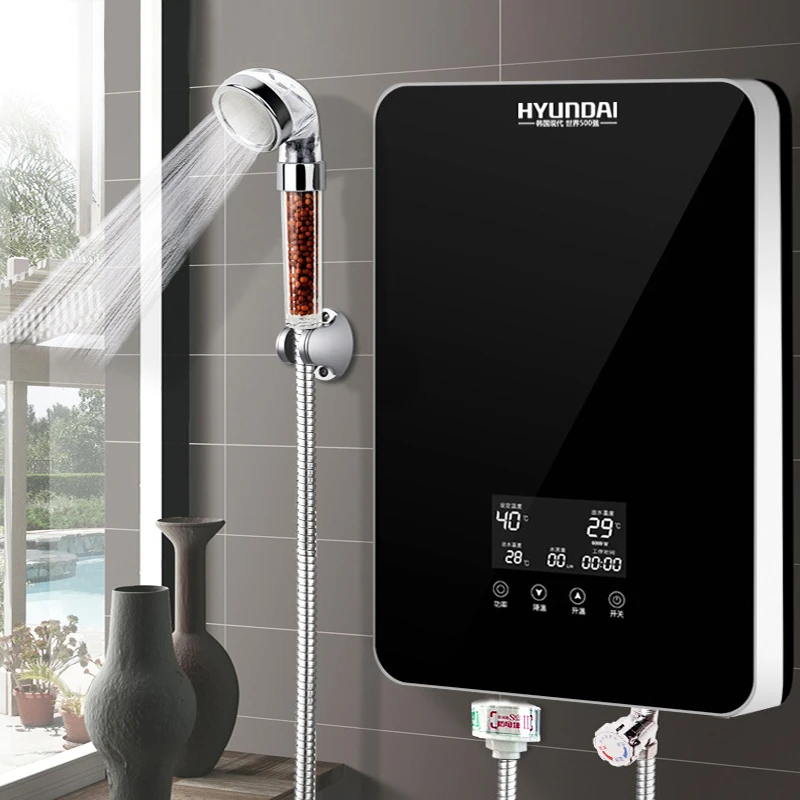 

8000W Electric Instant Water Heater Bathroom Kitchen Aid Household Touch 3 Files Adjustable Power