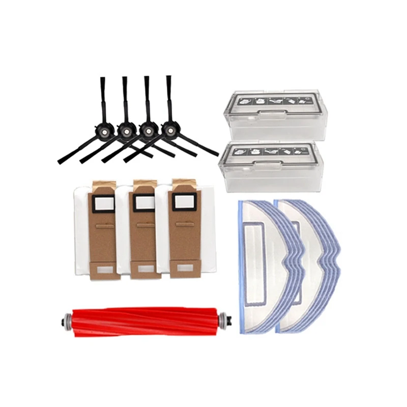 

20Pcs For Roborock Sweeping Robot G10/T7S PLUS/S7 Accessories Side Brush Filter Screen Rag Holder Rolling Brush Dust Box