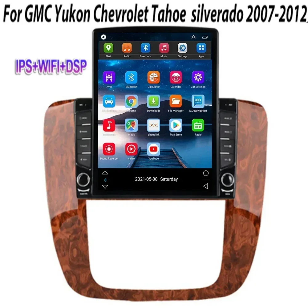 8G + 128G android 12 для GMC Yukon 3 GMT 900 2006-2035 Автомобильный радиоприемник Мультимедийный