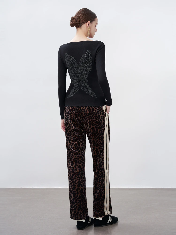 TCH Fashion Brand Versitile Warm Slim fit Long sleeve Knit T72a09e600