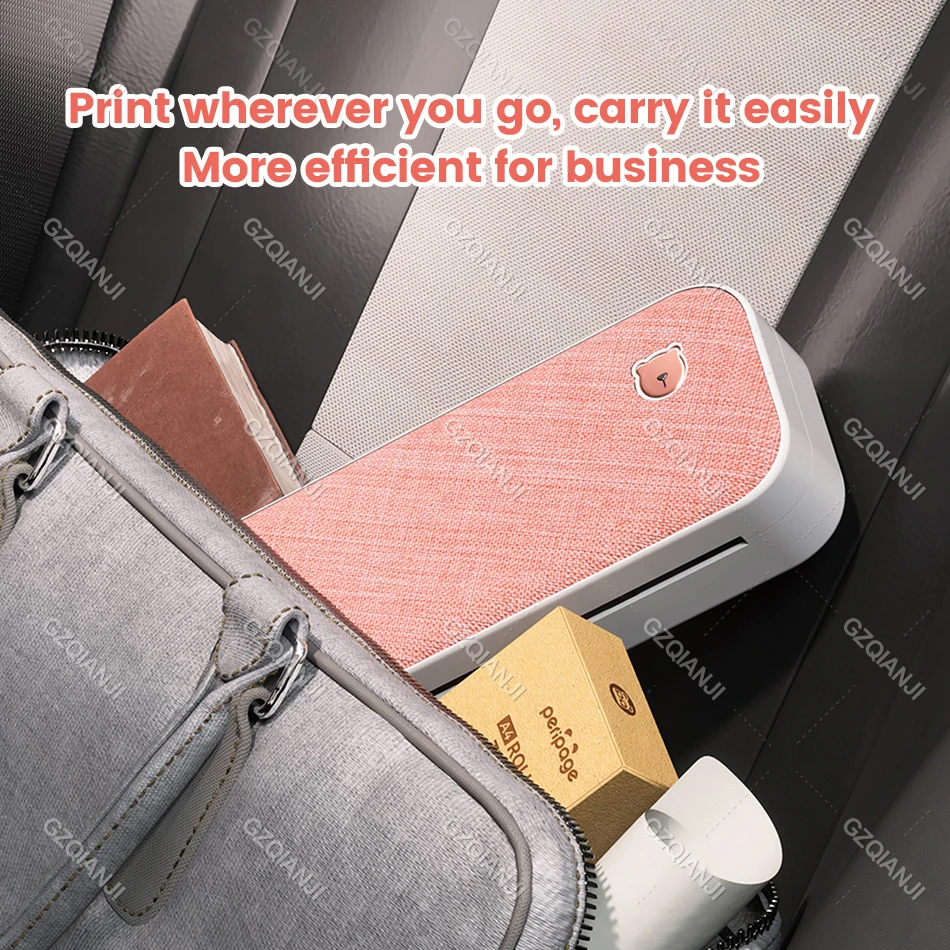 Мини-принтер Peripage A4 A40 портативный термальный беспроводной Bluetooth принтер без