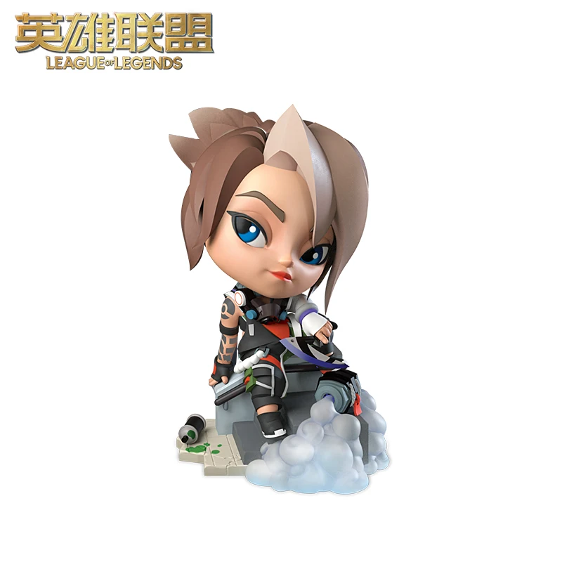 

League of Legends True Damage Akali True Damage Td Game Cartoon Figures Collectibles Model Toy Q Version Figure Model