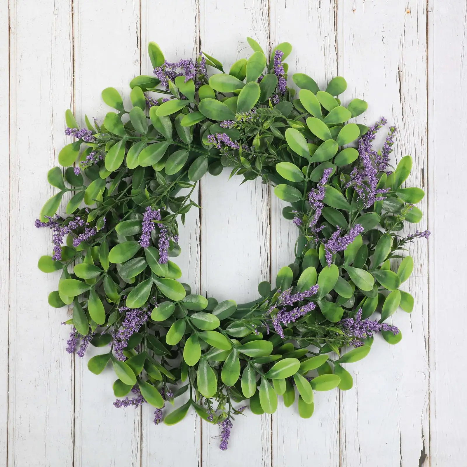 

Eucalyptus Wreath Spring Front Door Wreath with Lavender Green Leaf Farmhouse