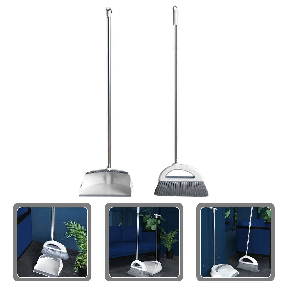 

of Long-handle Broom and Dustpan Household Broom Dustpan Cleaning Accessories for Home