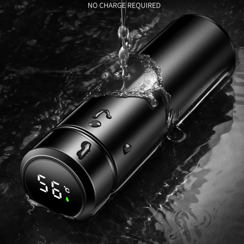 Smart Insulation Cup Water Bottle Led Digital Temperature Display Stainless Steel Thermal Mugs Intelligent Insulation Cups 500ML