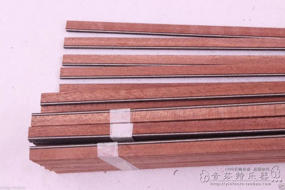 

20 strip LUTHIER PURFLING BINDING MARQUETRY INLAY Side Inlaid 840x6x1.5mm #95
