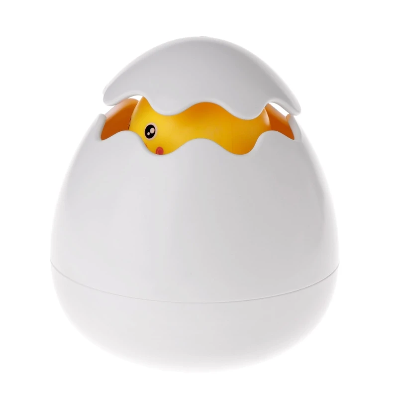 Baby Bath Toy Duck Broke Out Egg Water Spray Sprinkler Shower Swimming Kids Gift N0HD